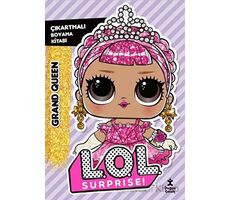 L.O.L. Surprıse! - Grand Queen - Çıkartmalı Boyama Kitabı - Kolektif - Doğan Çocuk