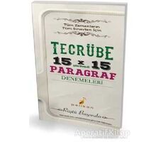 Tecrübe 15x15 Çözümlü Paragraf Denemeleri - Rüştü Bayındır - Pelikan Tıp Teknik Yayıncılık