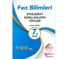 7. Sınıf Fen Bilimleri Etkileşimli Konu Anlatım Föyleri - Gülcihan Denizli - 4 Adım Yayınları