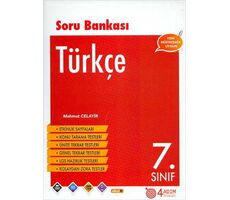 7. Sınıf Türkçe Soru Bankası - Mahmut Celayir - 4 Adım Yayınları