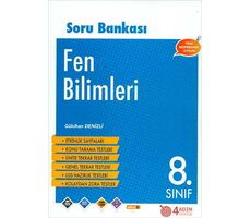 8. Sınıf Fen Bilimleri Soru Bankası - Gülcihan Denizli - 4 Adım Yayınları