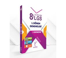 8.Sınıf LGS 1.Dönem Denemeleri 3 Deneme Karekök Yayınları