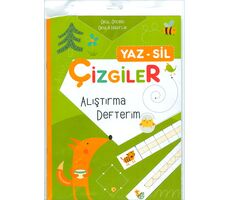 Çizgiler Yaz Sil Alıştırma Defterim Ecrin Okul Öncesi Yayınları