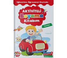 Aktiviteli Boyama Kitabı Taşıtlar - Boyama Zamanı