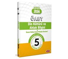 Data ÖABT Din Kültürü ve Ahlak Bilgisi Öğretmenliği Çözümlü 5 Deneme Sınavı