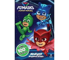 Pj Masks 100+ Çıkartma Hediyeli Boyama Kitabı - Kolektif - Doğan Çocuk