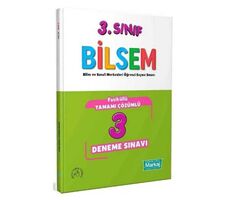 3. Sınıf Bilsem Çözümlü 3 Fasikül Deneme Sınavı - Markaj Yayınları