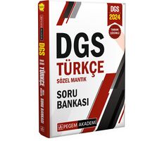 2024 DGS Türkçe Sözel Mantık Tamamı Çözümlü Soru Bankası Pegem Akademi