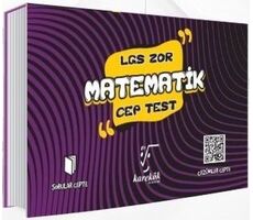 Karekök 8. Sınıf LGS Matematik Zor Cep Test