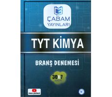 TYT Kimya Video Çözümlü Branş Denemesi Çabam Yayınları