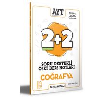 Benim Hocam 2021 AYT Coğrafya 2+2 Soru Destekli Özet Ders Notları