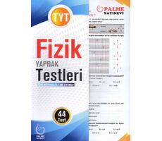 Palme TYT Fizik Yaprak Testleri