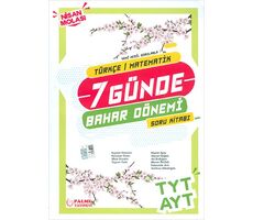 Palme Türkçe Matematik 7 Günde Bahar Dönemi Soru Bankası