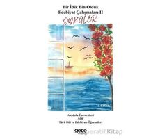 Bir İdik Bin Olduk Edebiyat Çalışmaları II Öyküler - Kolektif - Gece Kitaplığı