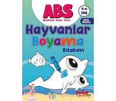 ABS 4-6 Yaş Hayvanlar Boyama Kitabım - Buçe Dayı - Pinokyo Yayınları