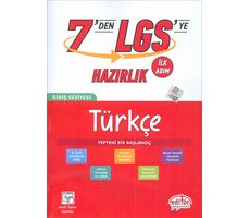 7 den LGS ye Hazırlık Türkçe Editör Yayınları