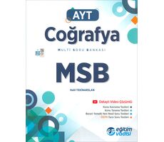 AYT Coğrafya Multi Soru Bankası MSB Eğitim Vadisi Yayınları