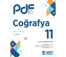 11.Sınıf Coğrafya PDF Planlı Ders Föyü Eğitim Vadisi