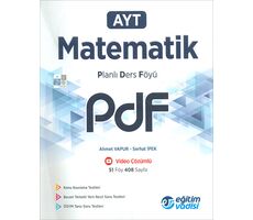 AYT Matematik PDF Planlı Ders Föyü Eğitim Vadisi Yayınları