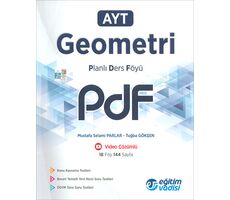 AYT Geometri PDF Planlı Ders Föyü Eğitim Vadisi