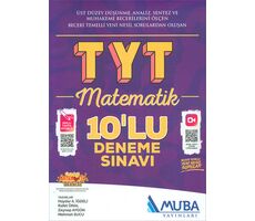 TYT Matematik 10 lu Deneme Sınavı Muba Yayınları