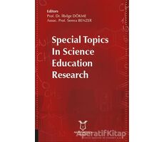 Special Topics in Science Education Research - Semra Benzer - Akademisyen Kitabevi