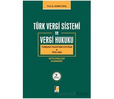 Türk Vergi Sistemi ve Vergi Hukuku - Turkish Taxation System and Tax Law