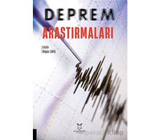 Deprem Araştırmaları - Kolektif - Akademisyen Kitabevi