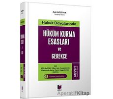 Hüküm Kurma Esasları ve Gerekçe - Zeki Gözütok - Adalet Yayınevi