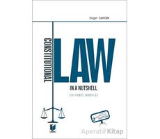 Constituional Law in a Nutshell Nutshell Series II - Engin Saygın - Adalet Yayınevi