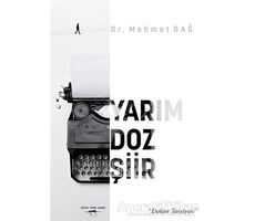 Yarım Doz Şiir - Mehmet Dağ - Sokak Kitapları Yayınları