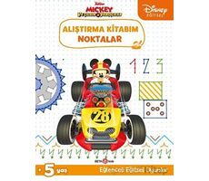 Disney Eğitsel Mickey ve Çılgın Yarışçılar Alıştırma Kitabım Noktalar - Gökçe Demir - Beta Kids