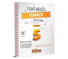 5. Sınıf Yeni Nesil Türkçe Defteri Spoiler Yayınları