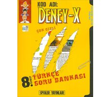 8.Sınıf Türkçe Deney X Soru Bankası Spoiler Yayınları