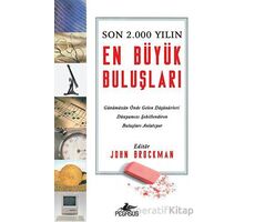 Son 2.000 Yılın En Büyük Buluşları - John Brockman - Pegasus Yayınları