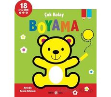 Çok Kolay Boyama - Ayıcıklı Resim Kitabım - Kolektif - Beta Kids