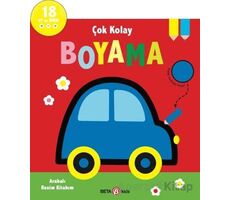 Çok Kolay Boyama - Arabalı Resim Kitabım - Kolektif - Beta Kids