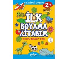 Çıkartmalı İlk Boyama Kitabım - 1 (2+ Yaş) - Buçe Dayı - Pinokyo Yayınları