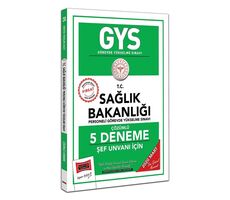 Yargı 2020 GYS T.C. Sağlık Bakanlığı Şef Unvanı İçin Çözümlü 5 Deneme