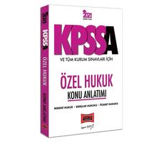 2021 KPSS A Grubu ve Tüm Kurum Sınavları İçin Özel Hukuk Konu Anlatımı Yargı Yayınları