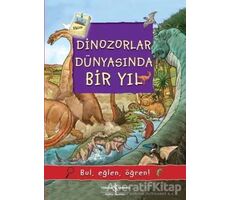 Dinozorlar Dünyasında Bir Yıl - Olivia Brookes - İş Bankası Kültür Yayınları