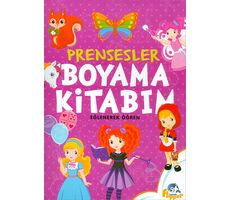 Prensesler Boyama Kitabım - Minik Flipper
