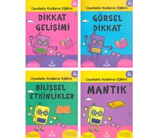 5+ Yaş Oyunlarla Kodlama Eğitimi (4 Kitap) Floki Çocuk
