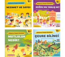 5+ Yaş Miniklerle Felsefe Etkinlikleri (4 Kitap) Floki Çocuk