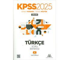 2025 KPSS Türkçe Soru Bankası Marsis Yayınları
