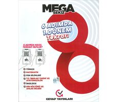 8.Sınıf MEGA 8 6 Adımda 1.Dönem Tekrarı Cevap Yayınları