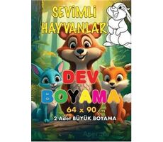 Sevimli Hayvanlar Dev Boyama - Kollektif - Kabile Çocuk