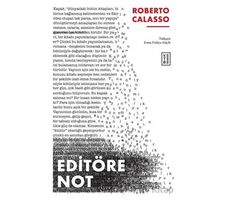 Editöre Not - Roberto Calasso - Ketebe Yayınları