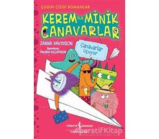 Kerem ile Minik Canavarlar - Canavarlar Uçuyor - Zanna Davidson - İş Bankası Kültür Yayınları