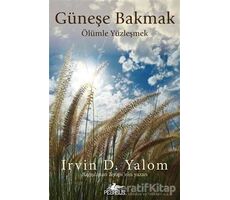 Güneşe Bakmak Ölümle Yüzleşmek - Irvin D. Yalom - Pegasus Yayınları